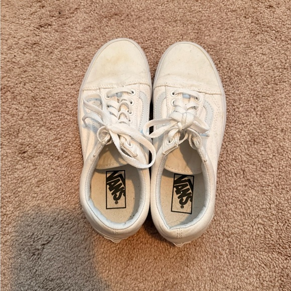 Vans Cream Sneakers - Picture 2 of 7